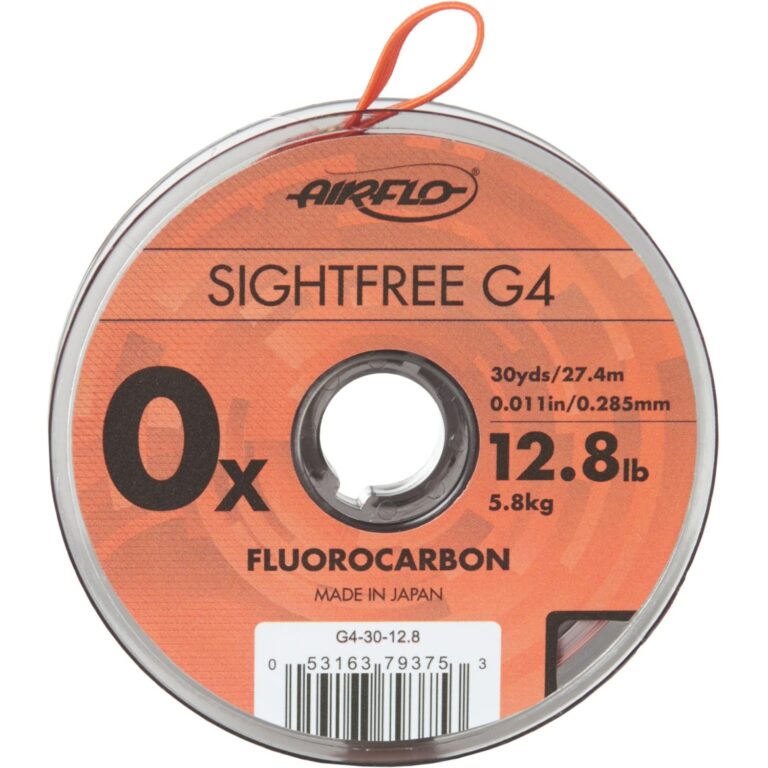 Bas De Ligne Fluorocarbone Airflo Sightfree G3 - Invisible, Résistant à L'abrasion - Pour Pêche à La Mouche